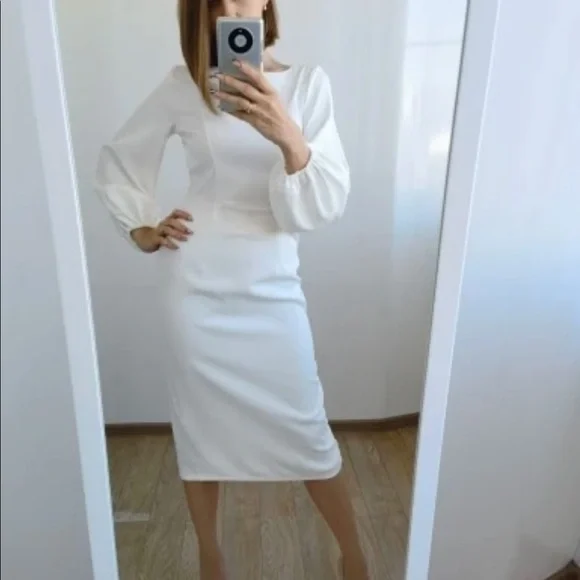 Backless Midi Dress - Picture 9 of 16